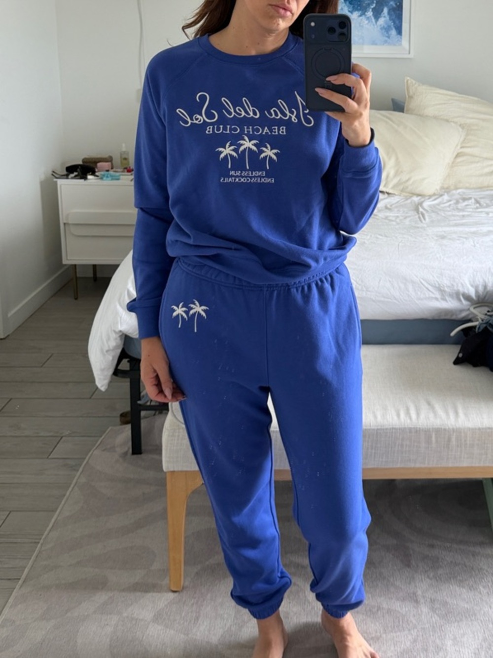 Wildfox Beach Club Matching Sweatshirt & Joggers Set NWT